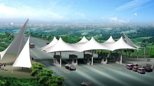 揚州收費站膜結構
